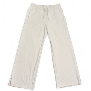 Nike Phoenix Plush Pants Women Size LARGE High Rise Wide Leg Soft Cozy Fleece